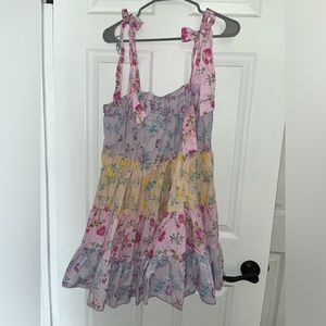 L Floral LoveShackFancy/Target Mini Dress
